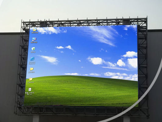 Hohe Helligkeit großes P10 HD im Freien für Miete annoncierend LED-Anzeige
