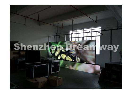 PH alugado interno de aço da tela do diodo emissor de luz 220V/50HZ 6 768 x 576 milímetros