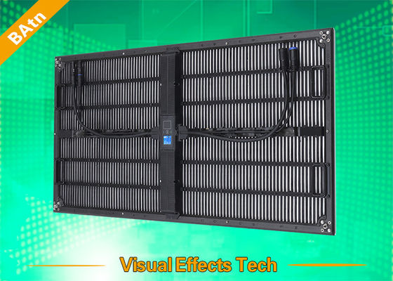 ความโปร่งใสสูงพิกเซล 10-15mm โฆษณากลางแจ้งดิจิตอลหน้าจอ LED 5000cd / m2