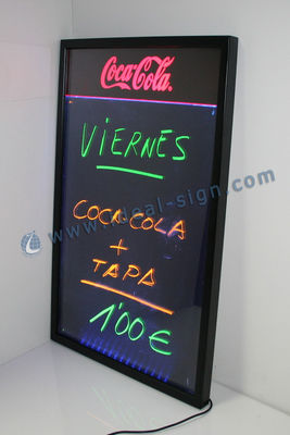 De aangepaste Houten Fluorescente Geleide Schrijvende Raad verlichtte Super Slank