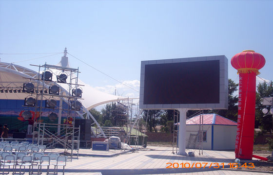 Affichage d'écran flexible léger de P8 LED pour des arènes, densité du pixel 15625/㎡