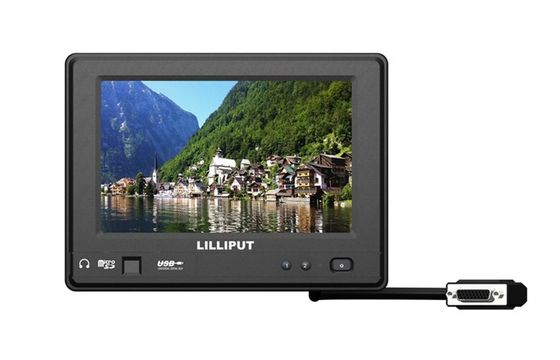IP64 7" монитор экрана касания HDMI промышленный с читателем внезапного диска USB