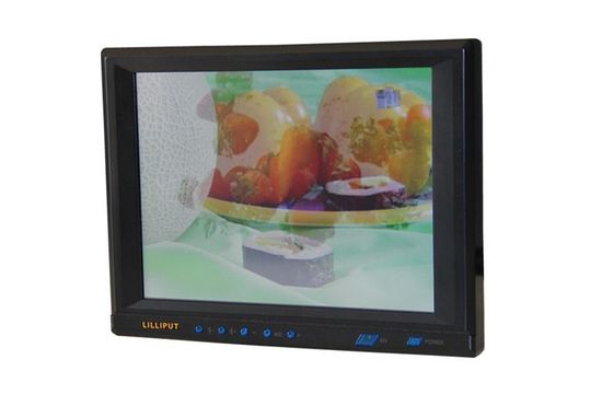 वीजीए बहु भाषा ओएसडी के साथ 8 "TFT एलसीडी औद्योगिक टच स्क्रीन मॉनिटर