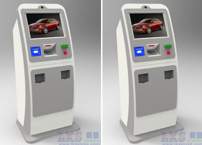 Kryty kiosk SAW / IR / pojemnościowy Bill Bill Anti-wandal Z QR Scanner