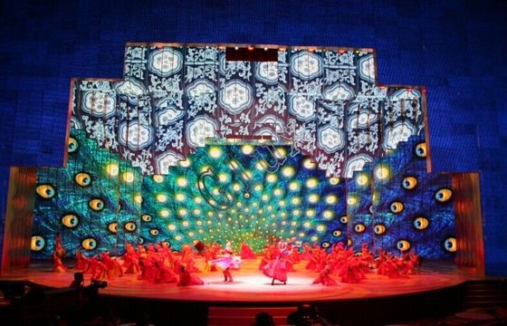 ร่ม P6 คาร์บอนไฟเบอร์บางโฆษณาจอแสดงผล LED CE / UL / TUV รับรอง