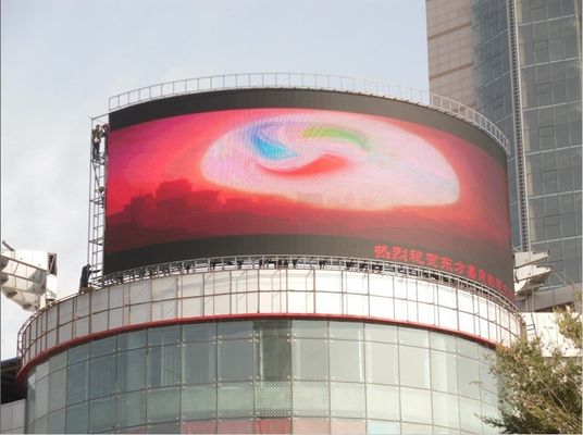 Alta relação de contraste 4000 P10 flexível LED vídeo tela para publicidade exterior