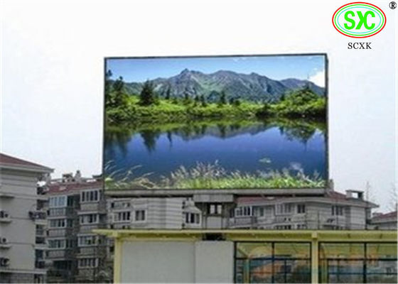 Reklamowy kolorowy zewnętrzny wyświetlacz LED P10, 1R1G1B SMD 3 w 1
