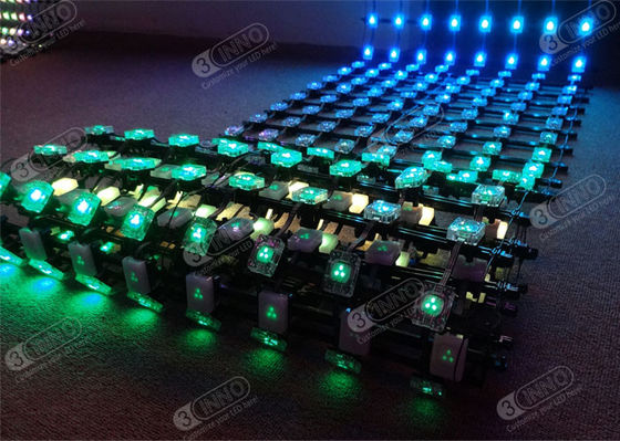 کنسرت فلکس شفاف نمایش LED ضد آب SMD LED نرم P40 / P55 / P80 / P100 میلی متر