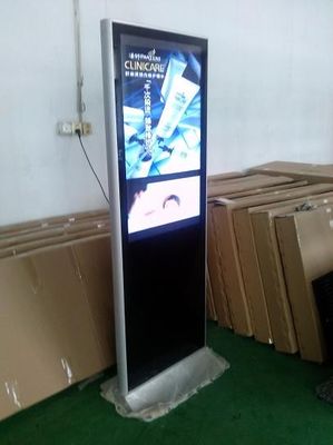 Piso que coloca el quiosco de la señalización de HD Digitaces 46 pulgadas, tótem del tablero del indicador digital