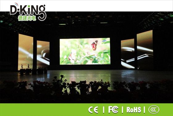 La pantalla LED interior de la publicidad de IP65 P4/embutió la exhibición de pared video llevada electrónica