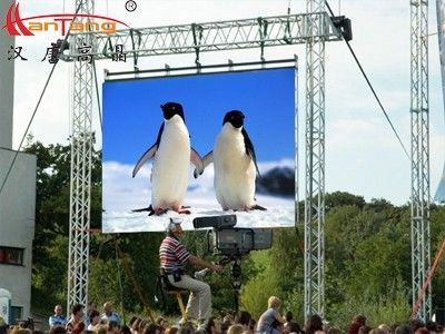 Exposição alugado móvel de suspensão virtual do diodo emissor de luz de P16mm para eventos