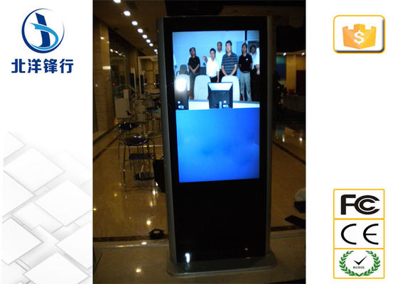 ยืนฟรีบริการตนเองแสดงผลแบบโต้ตอบป้ายดิจิตอล TFT LCD โฆษณา