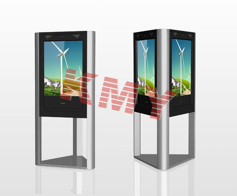 42 &#39;&#39; Stand Alone LCD Iklan Gratis Standing Kios Digital Signage