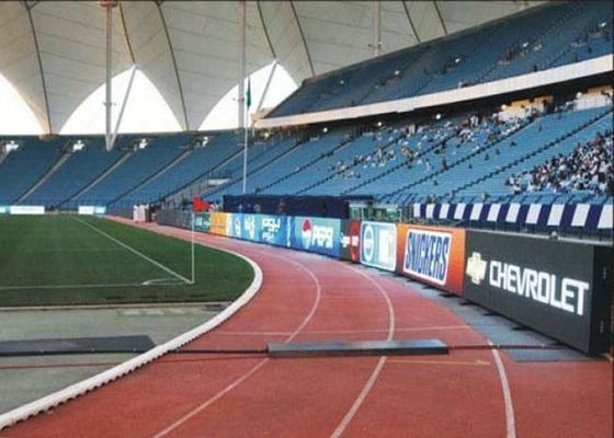 স্টেডিয়াম ঘের জন্য বিজোড় স্প্লাইসিং বিজ্ঞাপন LED ডিসপ্লে সম্পূর্ণ রঙিন P8 সারফেস