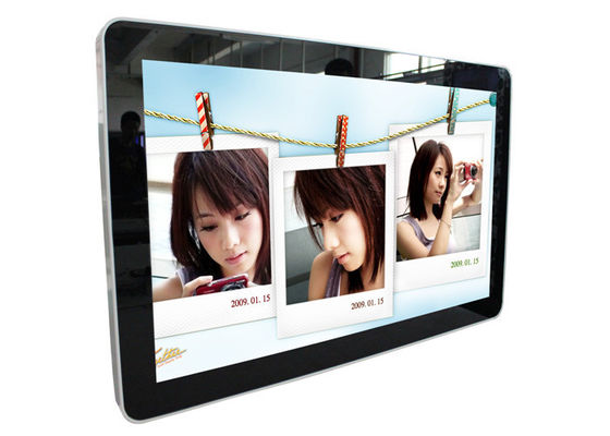 High Brightness Wall Mount 84" LCD Digital Signage Display High Definition with IR Remote