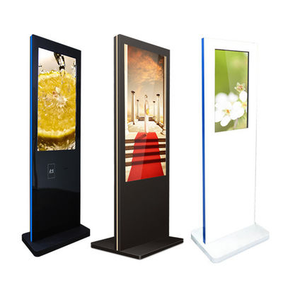 46 inch floor stand lcd digital signage display network version advertising used for shop mall