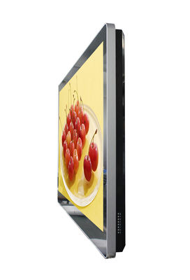 ภูมิทัศน์ 65 นิ้ว Full HD แขวนผนังหน้าจอ LCD กับการเชื่อมต่อ WiFi Romote