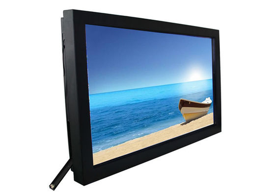55" Black Landscape Android Wall Mounted Digital Signage With Free Software Lan Wifi 3G