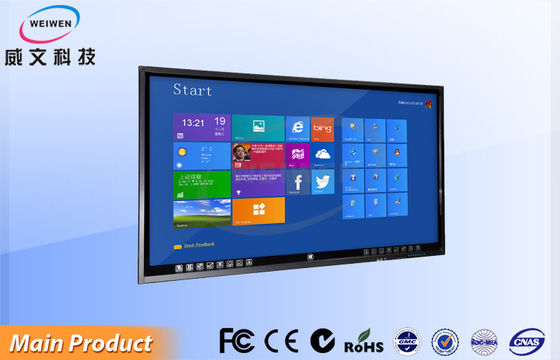 Jardim de infância/escola interativa tudo em um toque 65inch Dustproof do PC fixado na parede