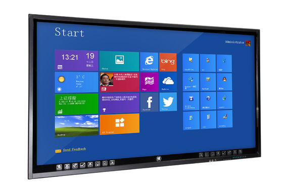 Jardim de infância/escola interativa tudo em um toque 65inch Dustproof do PC fixado na parede