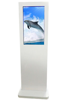 Multi quiosque 46inch Infared branco do sinal do diodo emissor de luz Digital do suporte do toque para aeroportos