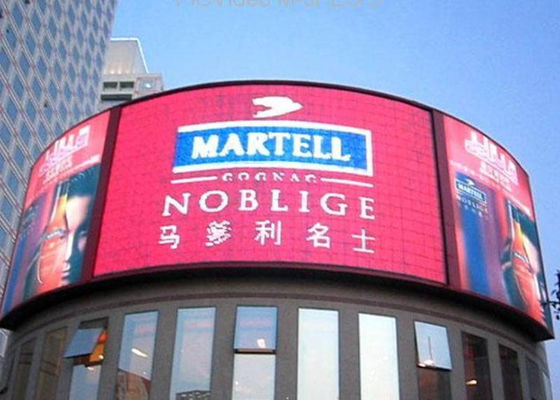 Programmable Electronic P10 Full Color Outdoor Led Display 10000 dots / m2 Density