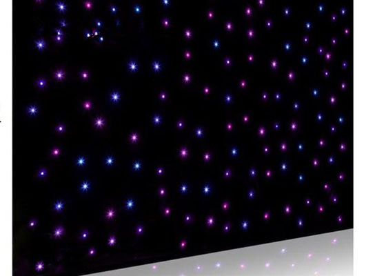 RGBW Christamas LED ستار القماش مع طرفة خفيفة ومرنة شاشة LED