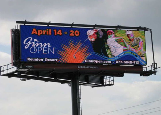 กรมทรัพย์สินทางปัญญาการโฆษณา P10 1R1G1B กลางแจ้งจอแสดงผล LED อลูมิเนียมหล่อตายคงที่คงที่