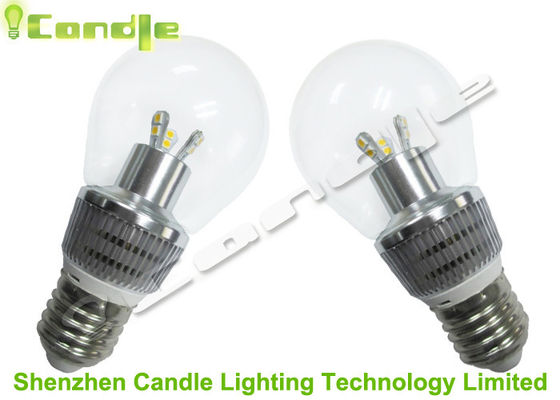 CE RoHS High Power E27 7watt Led Globe Bulb Transparent Glass Home Office