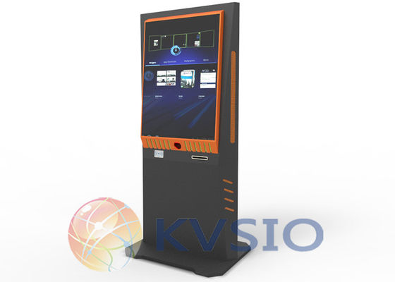 Auto Cutter multi-media Speaker Ganda sisi interaktif Digital Signage Kiosk