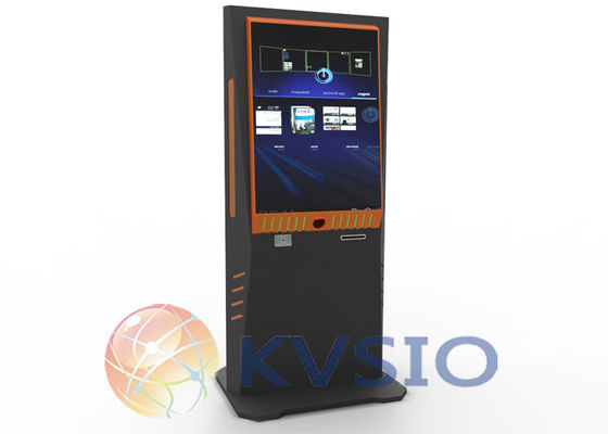 Auto Cutter multi-media Speaker Ganda sisi interaktif Digital Signage Kiosk