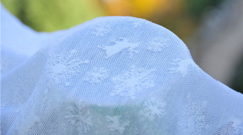 ฝ้ายสะดวกสบายโพลีเอสเตอร์ / ตกแต่งบ้านผ้า jacquard ผ้า